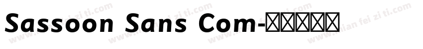 Sassoon Sans Com字体转换